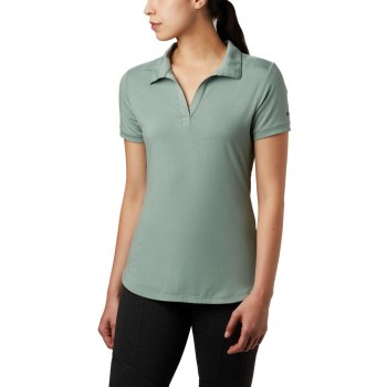 Columbia Essential Elements, Polo Verdes Claro Para Mujer | 240783-BLU